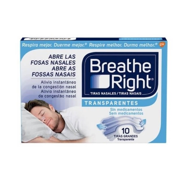 COMPRAR BREATHE RIGHT TIRAS NASALES GRANDES CLASICAS 10 UD.