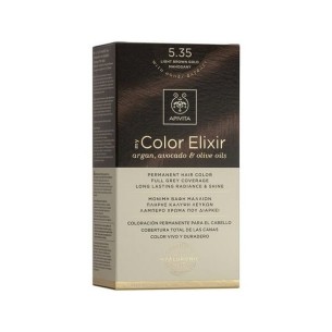 APIVITA COLOR ELIXIR 5.35 CASTAÑO CLARO DORADO CAOBA