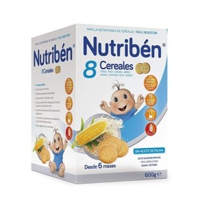 Nutribén® 8 Cereales y Galletas María 600G