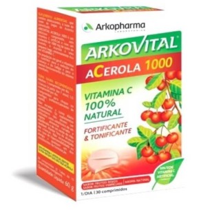COMPRAR ARKOVITAL ACEROLA 1000 VITAMINA C 30 COMPRIMIDOS