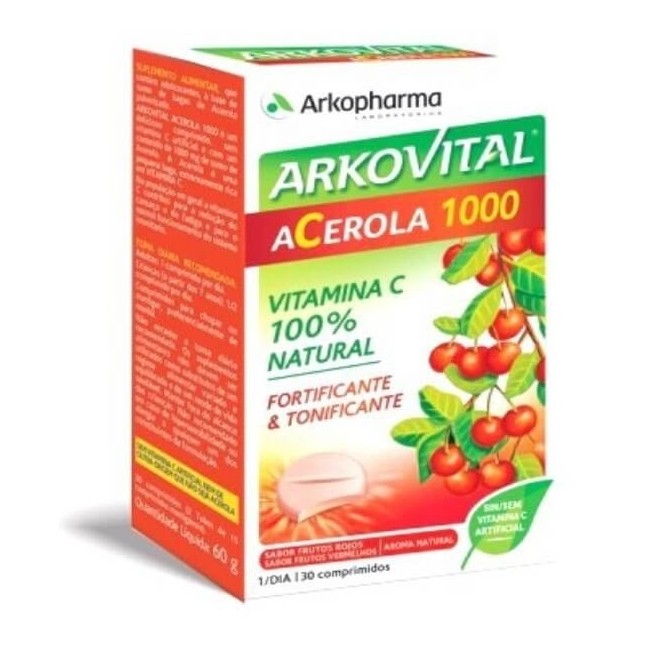 COMPRAR ARKOVITAL ACEROLA 1000 VITAMINA C 30 COMPRIMIDOS