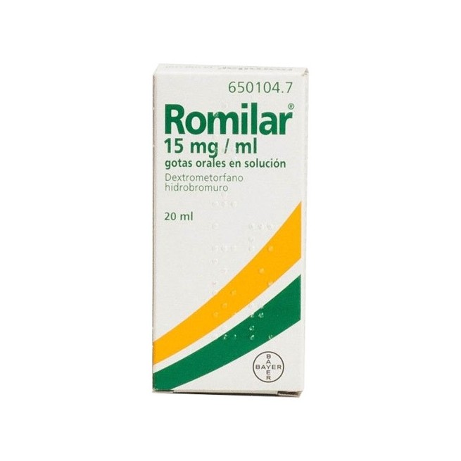 Romilar 15 Mg/Ml Gotas Orales Solucion 20 ml