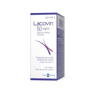 Lacovin 50 Mg/Ml Solucion Cutanea 1 Frasco 60 ml