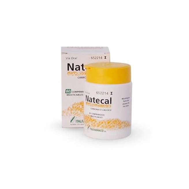 Natecal 600Mg, 60 Comprimidos Masticables