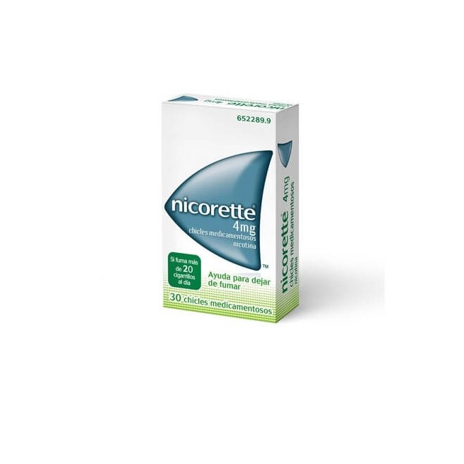 Nicorette 4Mg, 30 Chicles Medicamentosos