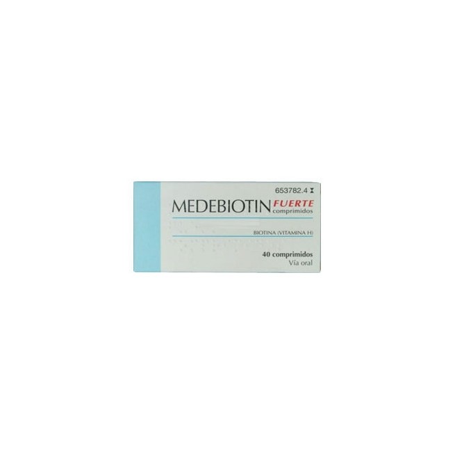 Medebiotin Fuerte 5 Mg 40 Comprimidos