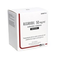 REGAXIDIL 50MG/ML SOLUCIÓN CUTÁNEA, 3 FRASCOS DE 60ML