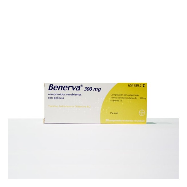 BENERVA 300 MG 20 COMPRIMIDOS