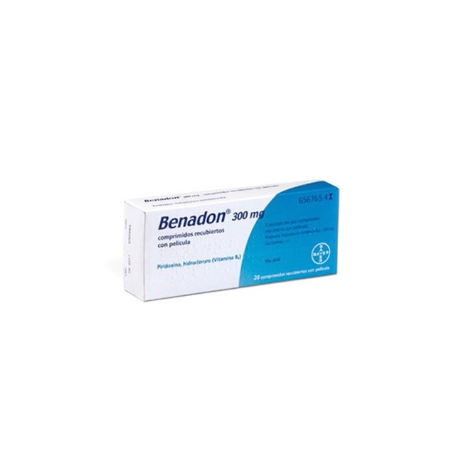 Benadon 300 Mg 20 Comprimidos