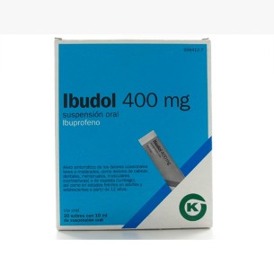 Ibudol 400 Mg 20 Sobres Suspension Oral