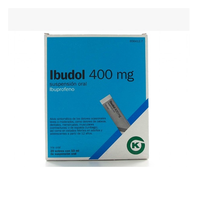 Ibudol 400 Mg 20 Sobres Suspension Oral