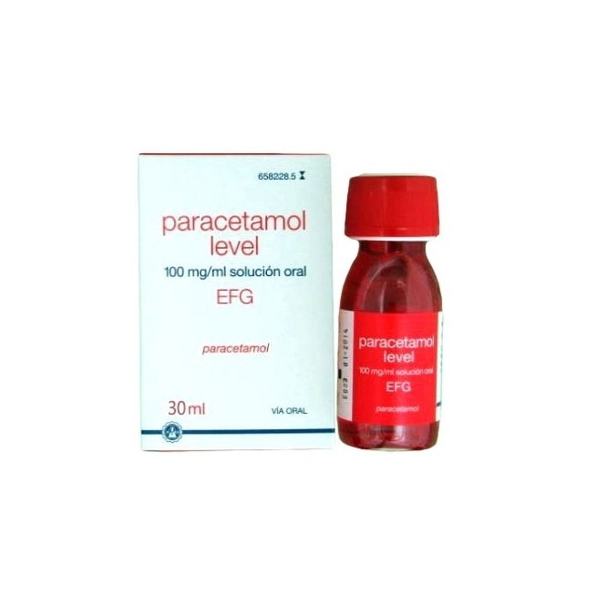 PARACETAMOL LEVEL EFG 100 MG/ML SOLUCION ORAL 30 ML