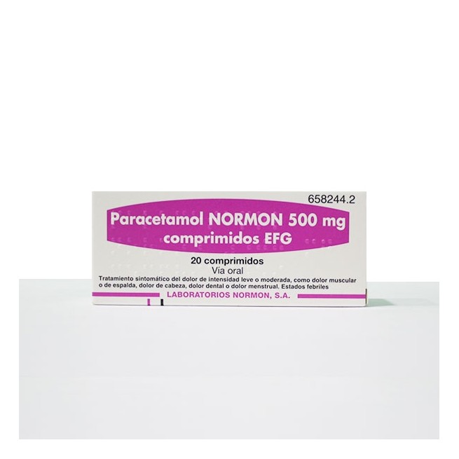 Paracetamol Normon Efg 500 Mg 20 Comprimidos