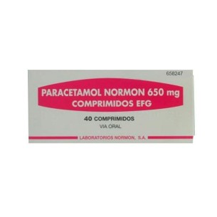 Paracetamol Normon Efg 650 Mg 40 Comprimidos
