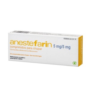 Anestefarin 20 Comprimidos Para Chupar