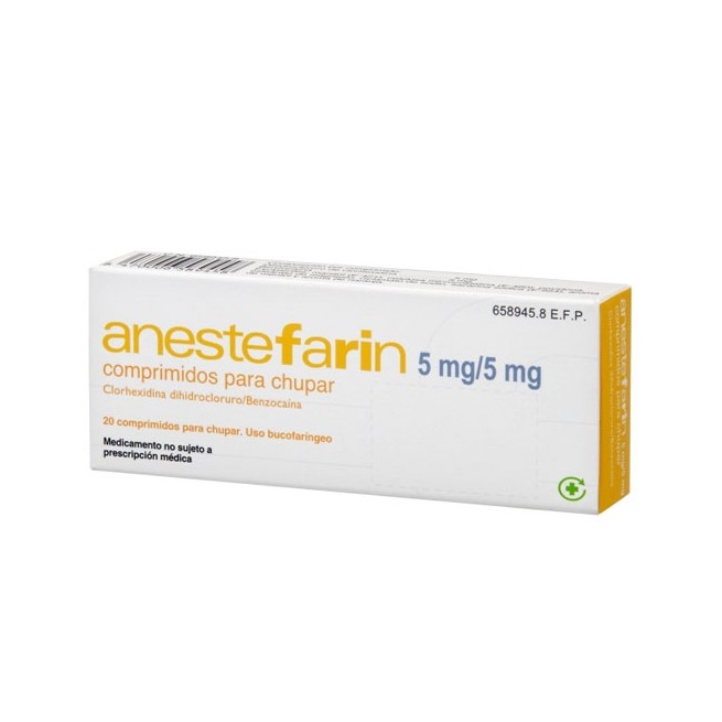 Anestefarin 20 Comprimidos Para Chupar