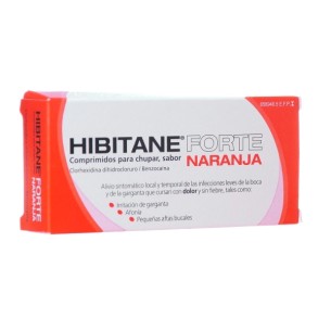 HIBITANE FORTE 20 COMPRIMIDOS PARA CHUPAR NARANJ