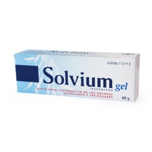 SOLVIUM 50 MG/G GEL TOPICO 60 G