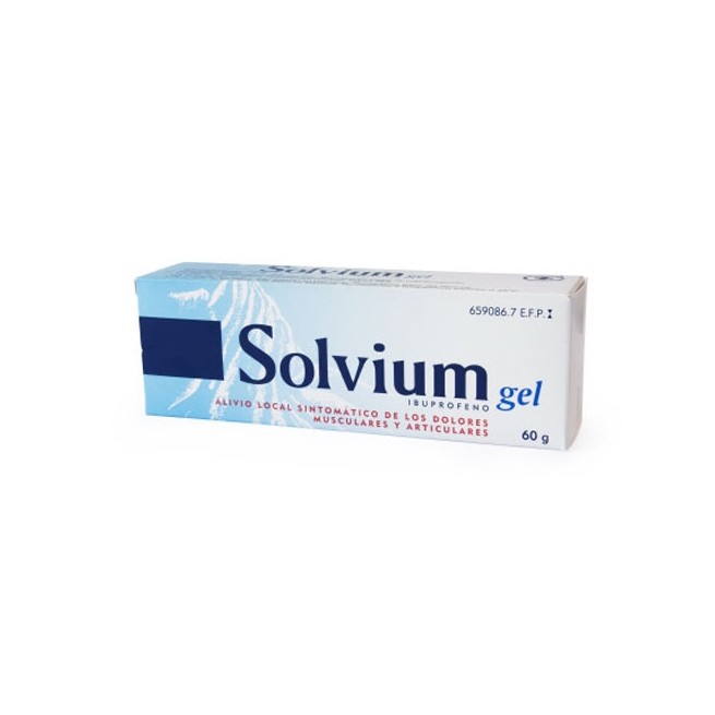 SOLVIUM 50 MG/G GEL TOPICO 60 G