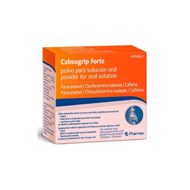 Calmagrip Forte Polvo Para Solucion Oral, 10 Sobres