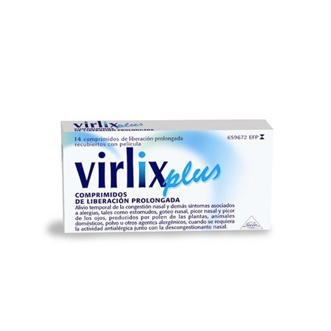 Virlix Plus 5/120 Mg 14 Comprimidos Liberacion P