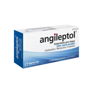 Angileptol 30 Comprimidos Para Chupar Menta-Euca