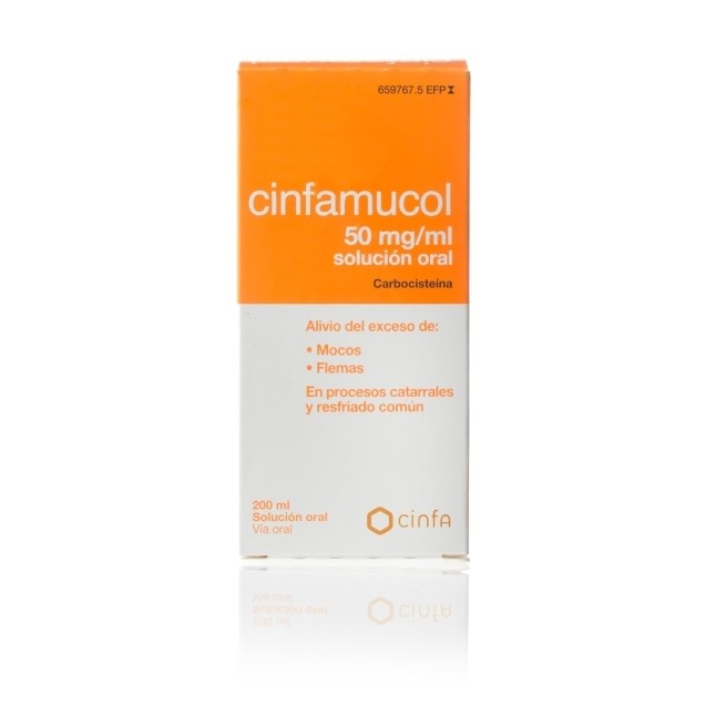 Cinfamucol Carbocisteina 50 Mg/Ml Solucion Oral