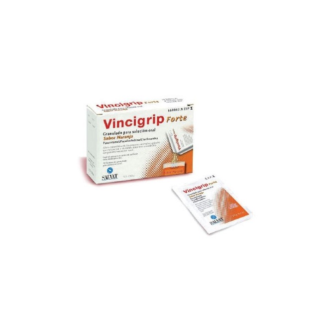 Vincigrip Forte 10 Sobres Granulado Naranja