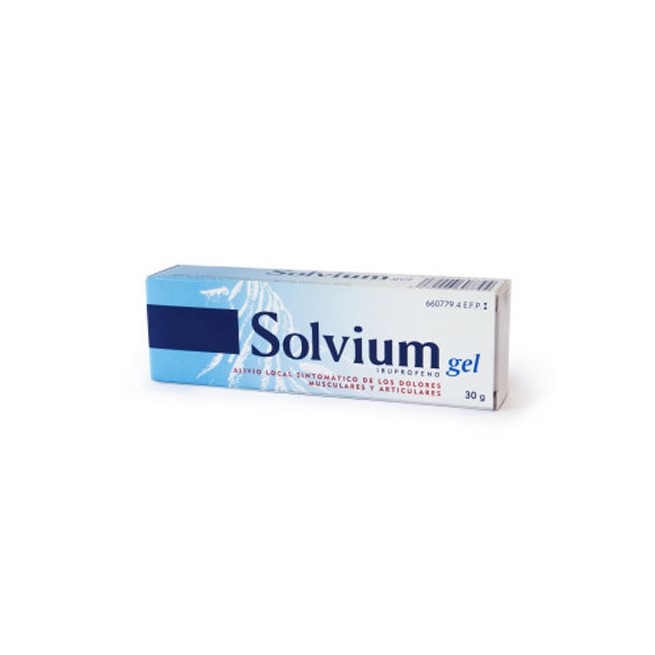 SOLVIUM 50 MG/G GEL TOPICO 30 G