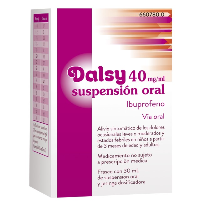 Dalsy 40 Mg/Ml Suspension Oral 30 ml