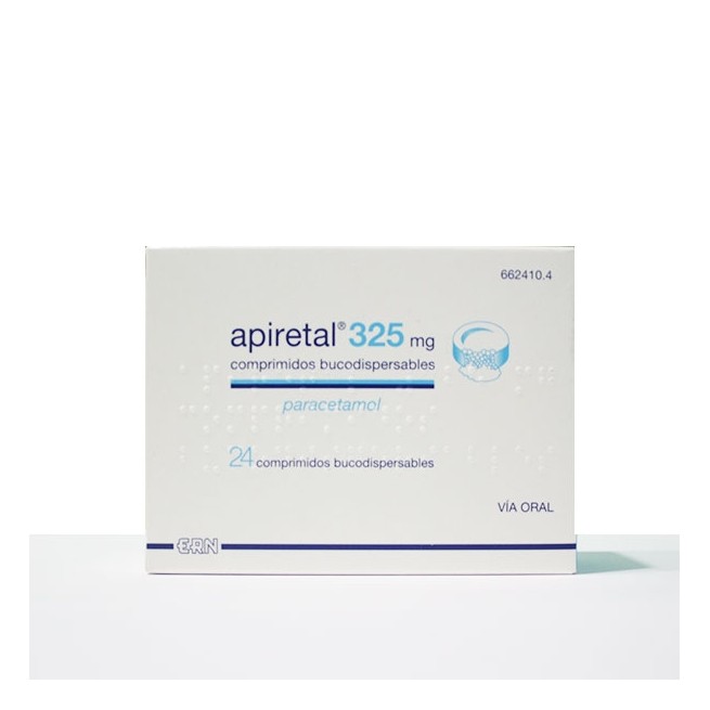 Apiretal 325 Mg 24 Comprimidos Bucodispersables