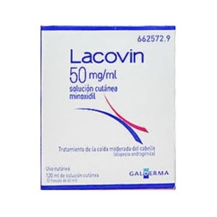 LACOVIN 50 MG/ML SOLUCION CUTANEA 2 FRASCOS 60 M