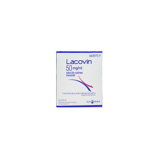 LACOVIN 50 MG/ML SOLUCION CUTANEA 2 FRASCOS 60 M