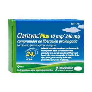 CLARITYNE PLUS 10/240 MG 7 COMPRIMIDOS LIBERACIO