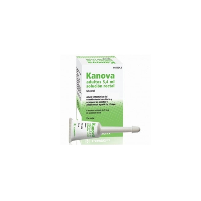 Kanova Adultos 5.4 ml Solucion Rectal 6 Enemas 7