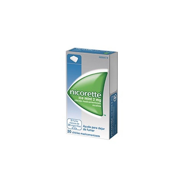 Nicorette Ice Mint 2 Mg 30 Chicles