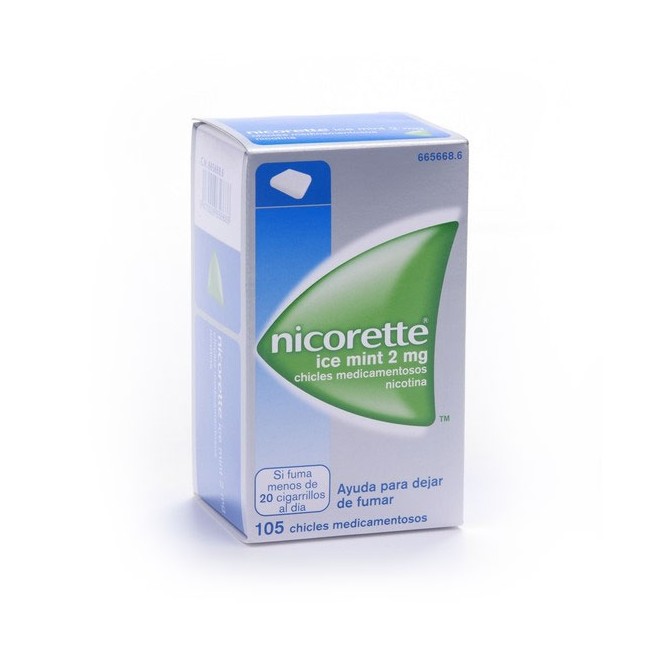 Nicorette Ice Mint 2 Mg 105 Chicles