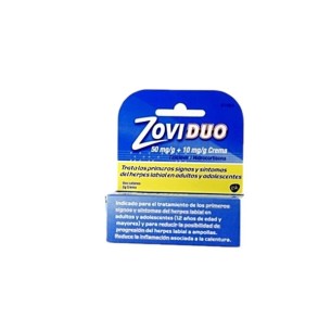 ZOVIDUO 50/10 MG/G CREMA TUBO 2 G