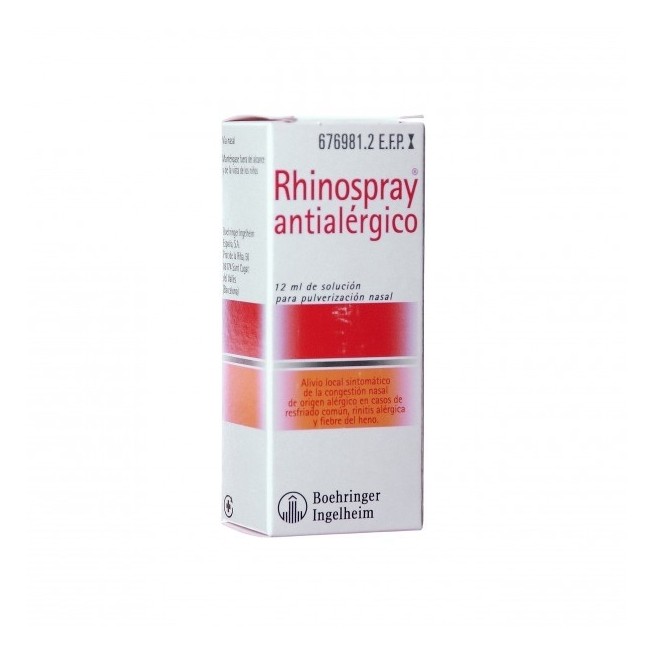 Rhinospray Antialergico Nebulizador Nasal 12 ml