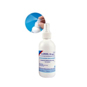 CLORXIL 10MG/ML SOLUCIÓN PARA PULVERIZACION CUTÁNEA, 1 FRASCO DE 250ML