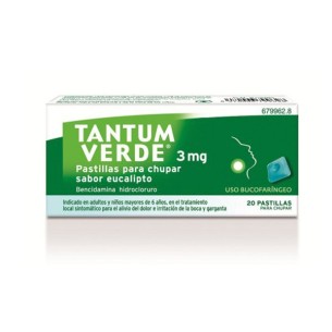 Tantum Verde 3 Mg 20 Pastillas Para Chupar Eucal