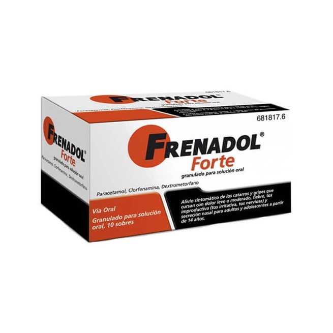 Frenadol Forte Granulado Para Solución Oral, 10 Sobres