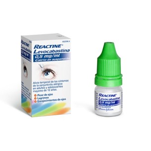 REACTINE LEVOCABASTINA 0.5 MG/ML COLIRIO 1 FRASC