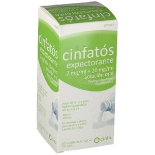 CINFATOS EXPECTORANTE 2/10 MG/ML JARABE 125 ML