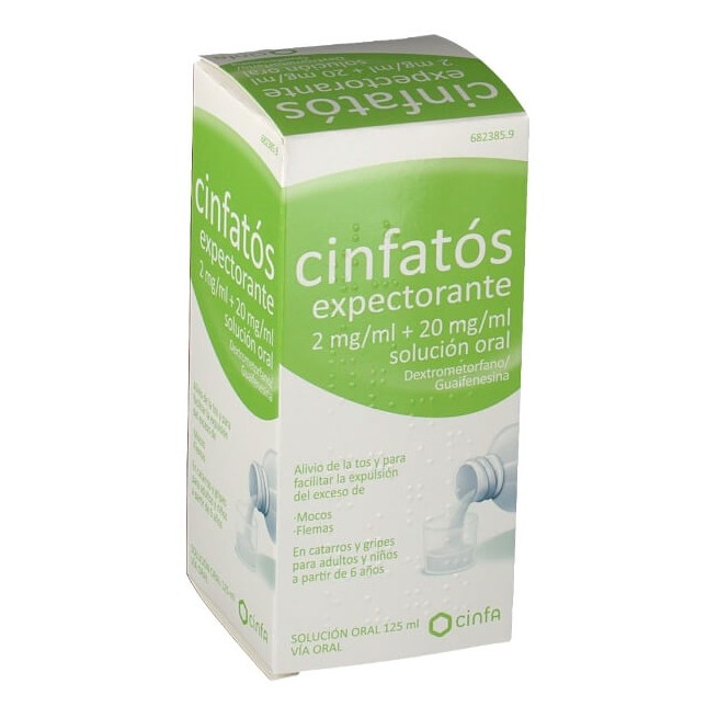 CINFATOS EXPECTORANTE 2/10 MG/ML JARABE 125 ML