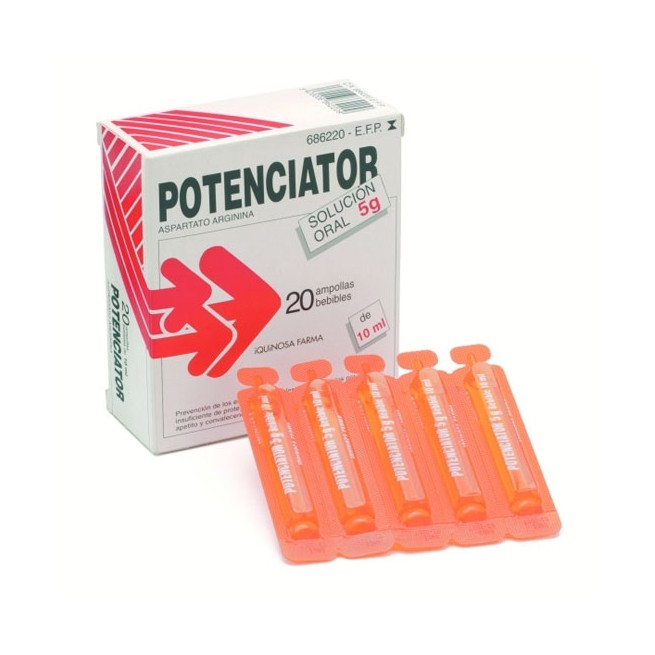 POTENCIATOR 5 G 20 AMPOLLAS BEBIBLES 10 ML