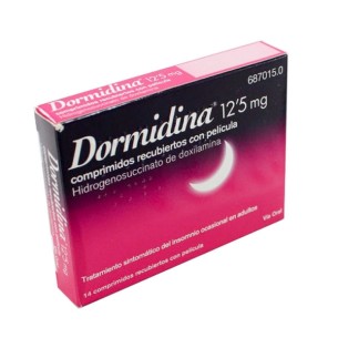 Dormidina 12.5 Mg 14 Comprimidos Recubiertos