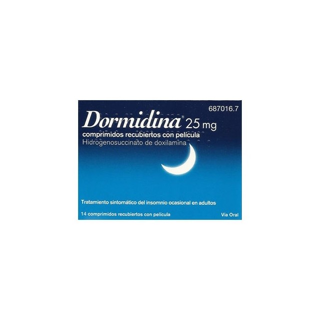 Dormidina 25 Mg 14 Comprimidos