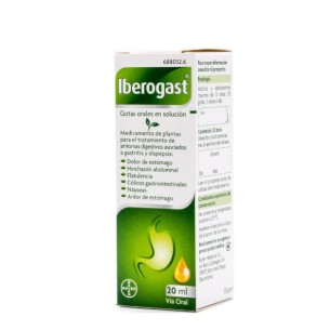 Iberogast Gotas Orales En Solución, 1 Frasco de 20 ml