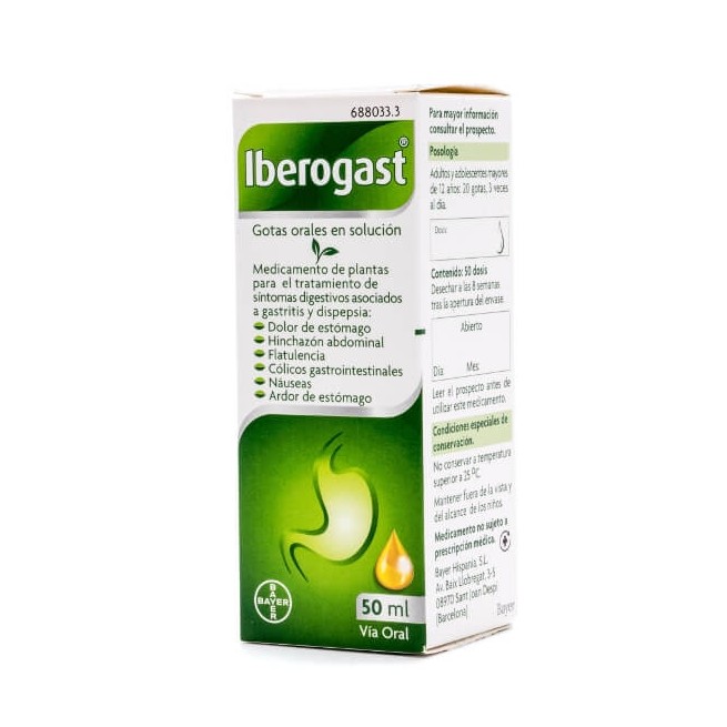 Iberogast Gotas Orales En Solución, 1 Frasco de 50 ml